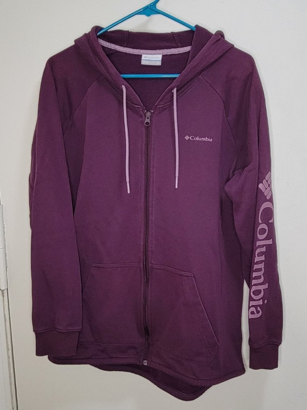 Women's Columbia zip hoodie